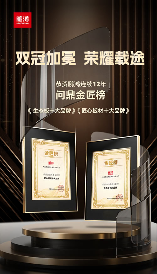 银娱优越会再度问鼎“生态板十大品牌”及“匠心板材十大品牌”